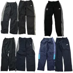 古着卸 まとめ売り アディダス adidas ウインドブレーカー パンツ 7枚セット (メンズ S /M ) 90’s アディダス ナイキ 中古 古着 ND3529
