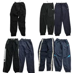 古着卸 まとめ売り スポーツブランドMIX ウインドブレーカー パンツ 7枚セット (メンズ L ) リーボック プーマ フィラ 中古 古着 ND3545
