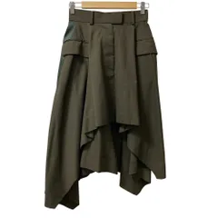 美品 sacai 完売品 2023 フリンジカーゴ フレアAラインロングスカート 2026年最新】sacai レディース ロングスカートの人気アイテム - メルカリ