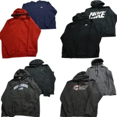 古着卸 まとめ売り ナイキ NIKE スウェット 8枚セット (メンズ XL ) アーチロゴ ハーフジップ スウォッシュ 中古 古着 ND1820