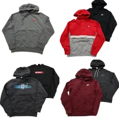 古着卸 まとめ売り ナイキ NIKE スウェット 7枚セット (メンズ S ) ハーフジップ バイカラー ワンポイント スウォッシュロゴ 中古 ND1885