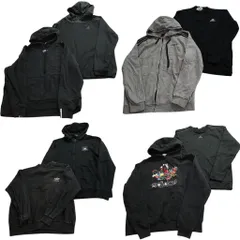 古着卸 まとめ売りアディダス adidas  スウェット 8枚セット (メンズ L /XL ) トレフォイル スリーストライプス オリジナルス 中古 ND1946