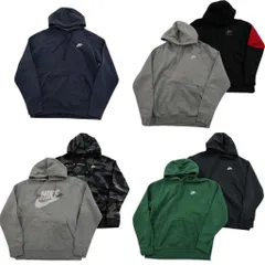 古着卸 まとめ売り ナイキ NIKE スウェット 7枚セット (メンズ M ) フーディー スウォッシュロゴ 迷彩柄 バイカラー 中古 古着 ND3039