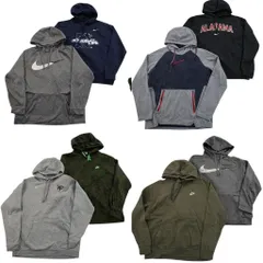 古着卸 まとめ売り ナイキ NIKE スウェット 8枚セット (メンズ L ) スウォッシュロゴ フーディー アーチロゴ バイカラー 中古 古着 ND3035