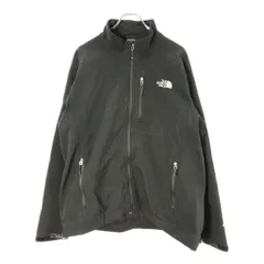 THE NORTH FACE ノースフェイス ソフトシェルジャケット アウトドア ブラック(メンズ XL)中古 古着 X2422