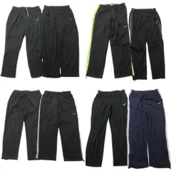 古着卸 まとめ売り ナイキ NIKE ジャージ パンツ 8枚セット (メンズ XL /2XL ) トラックパンツ スウォッシュ ライン 中古 古着 ND3477