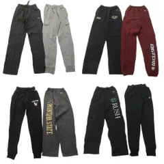 古着卸 まとめ売り チャンピオン スウェット パンツ 8枚セット (メンズ S ) カレッジ風 ジョガーパンツ 中古 古着 ND3470
