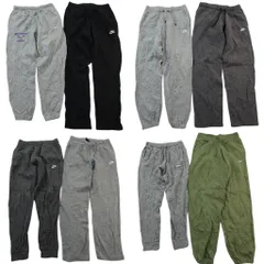 古着卸 まとめ売り ナイキ NIKE スウェット パンツ 8枚セット (メンズ S ) スウォッシュロゴ ワンポイント ジョガーパンツ 中古古着 ND3429