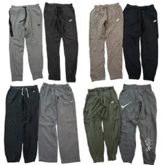古着卸 まとめ売り ナイキ NIKE スウェット パンツ 8枚セット (メンズ M ) カーゴ スウォッシュ ジョガーパンツ 中古 古着 ND3427