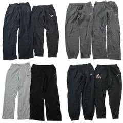 古着卸 まとめ売り ナイキ NIKE スウェット パンツ 8枚セット (メンズ L ) ジョガーパンツ スウォッシュロゴ ワンポイント 中古古着 ND3425