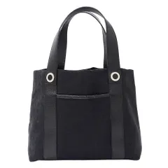 ブルガリ BVLGARI バッグ レディース ブランド ハンドバッグ トートバッグ ロゴマニア キャンバス ブラック 黒 おしゃれ 【中古】