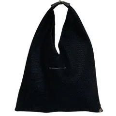 良品 MM6 Maison Margiela エムエム6 メゾンマルジェラ メッシュ ジャパニーズトートバッグ S54WD0043 ブラック レディース 古着 中古 USED