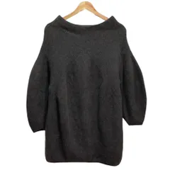 良品 24AW SNIDEL スナイデル ラクーンミニニットワンピース F グレー レディース 古着 中古 USED