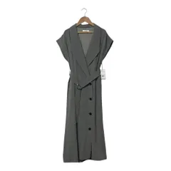 未使用 22AW SNIDEL スナイデル トレンチディテールワンピース サイズ1 カーキ レディース 古着 中古 USED