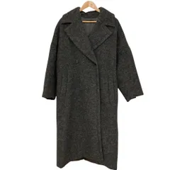 美品 MAISON SPECIAL メゾンスペシャル オーバーサイズ チェスターコート M グレー レディース 古着 中古 USED