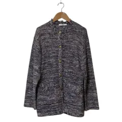 美品 23SS JOURNAL STANDARD relume ジャーナルスタンダード レリューム ツイード ジャケット サイズF ネイビー レッド レディース 古着 中古 USED