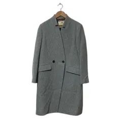 良品 JOURNAL STANDARD ジャーナルスタンダード レサージュ ウールロングコート サイズ2 グレー レディース 古着 中古 USED