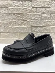 R00369  HUNTER ハンター｜LOAFER ローファー｜RAIN SHOES レインシューズ｜BLACK ブラック｜天然ラバー｜ペニーローファー｜古着｜USA古着｜ヴィンテージ｜90S｜Y2K｜アメカジ｜今期トレンド｜フォロー割