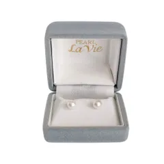 美品 アコヤ真珠 パール 7mm K14WG スタッドピアス アクセサリー ホワイト レディース 古着 中古 USED