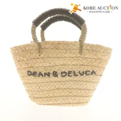■ DEAN & DELUCA x BEAMS COUTURE 保冷かごバッグ ハンドバッグ 鞄 ロゴ レディース ベージュ系 タグ付き