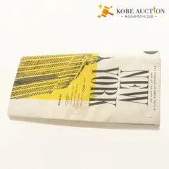 ■ kate spade NEW YORK クラッチバッグ 鞄 長財布風 紙製風 カード入れ 文字 総柄 メンズ レディース 白黒 イエロー 袋付き