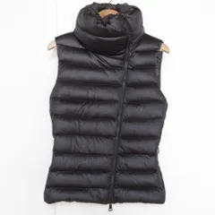 美品 MONCLER モンクレール TERNAY ダウンベスト ジレ 00 ダークグレー レディース 古着 中古 USED