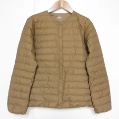 未使用 THE NORTH FACE ザノースフェイス ウィンドストッパー ダウンカーディガン NDW91961 UB Mサイズ ユーティリティブラウン レディース 古着 中古 USED