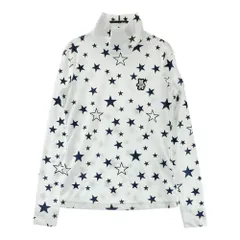 サイズ：S CALLAWAY キャロウェイ  ハイネック 長袖Tシャツ ベア 星柄 スター ホワイト系 [240101611145] ゴルフウェア レディース ストスト