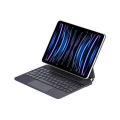 新品 マジックキーボード iPad Pro11 第1/2/3/4世代 iPad Air 11インチ/ Air4/ Air5対応スマートキーボードケース トラックパッド付き 磁気吸着式 US配列 フローティングデザイン オートスリープ機能 白色のバックライト搭載