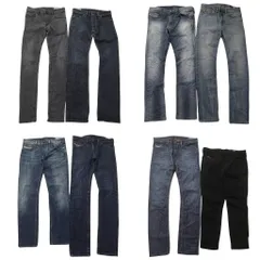 古着卸 まとめ売り ディーゼル DIESEL デニム パンツ 8枚セット (メンズ 31 /30 /28 ) スキニー フェード アメカジ 中古 古着 ND0187