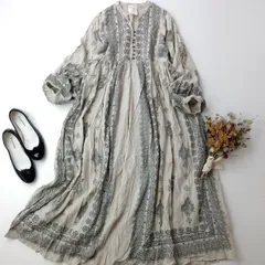 CRAFT STANDARD BOUTIQUE クラフトスタンダードブティック ウエスト切り替え ボリュームワンピース(89E＋7601)26H