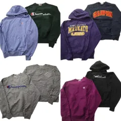 古着卸 まとめ売り チャンピオン Champion リバースウィーブ スウェット 8枚セット (メンズ S ) フーディー アーチロゴ 中古 古着 ND1965