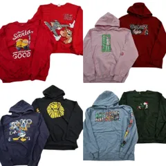 古着卸 キャラクター スウェット 8枚セット (メンズ L /XL /2XL ) トムとジェリー ミニオンズ マーベル ドラゴンボール 中古 古着 ND2056