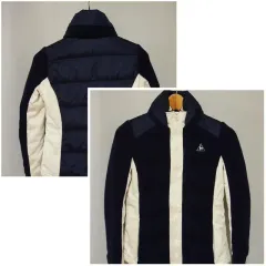 le coq sportif Golf ダウン ゴルフ ニット ダウンジャケット レディース XS