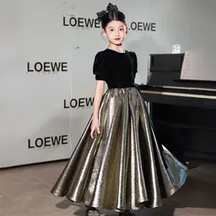ドレス子供 ロングピアノ発表会 子どもドレス 子供ドレス 発表会レス フォーマル ジュニア 子供服 フラワーガール 演奏会 キッズ 女の子 ワンピース 結婚式 ant4y520794