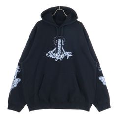 mastermind JAPAN (マスターマインドジャパン) 25AW WORLD×BETTY BOOP ワールド ベティブープ ボクシーフィットスウェットプルオーバーパーカー MW25C15-SW201 ブラック/レッド