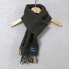 B1-26/POLO RALPH LAUREN カーキブラウン CHECK マフラー