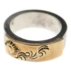 ARIZONA FREEDOM (アリゾナフリーダム) K18付き 唐草 太陽神リング R-17 シルバー/ゴールド