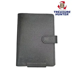中古 LOUIS VUITTON アジェンダPM R20426 タイガライン 手帳カバー ルイヴィトン アルドワーズ ブラック 【102052597002】