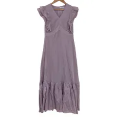 良品 MARIHA マリハ 夏の夢のドレス フレンチスリーブ ワンピース サイズ36 ライトパープル レディース 古着 中古 USED