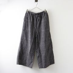 リゼッタ Lisette シェルボタン 染色加工 リネンクロップドパンツ 36