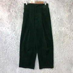 select MOCA セレクトモカ ハイウエスト コーデュロイ タック パンツ グリーン Fサイズ ◇〇
