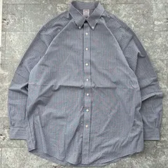 長袖 コットン チェックシャツ ドレスシャツ Brooks Brothers ブルックスブラザーズ Est.1818 古着 ボタンダウンシャツ