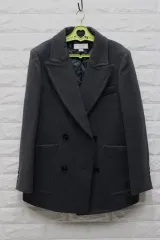 32 未使用 ウール ダブルスーツジャケット レディース66 / 倉庫ギャラリー