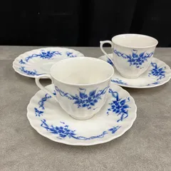 （0）◎501【中古美品】ノリタケ Noritake ティーカップ＆ソーサー2客 アイボリーチャイナ セット