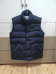 THE NORTH FACE ザノースフェイス ブラックネイビー ダウンベスト サイズ100