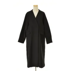 【JOURNALSTANDARDrelume】LANA WOOL 140 別注 ノーカラーVネックコートウールコート