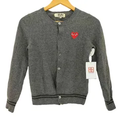 プレイコムデギャルソン PLAY COMME des GARCONS ハートワッペン ウール カーディガン レディース JPN：M 