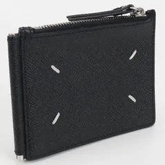 Maison Margiela  メゾンマルジェラ マネークリップウォレット 4ステッチ SA1UI0018 P4745T8013 二つ折り財布 レザー【中古】 レディース