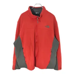 THE NORTH FACE ノースフェイス ソフトシェルジャケット 大きいサイズ アウトドア レッド(メンズ XXL)中古 古着 X2438
